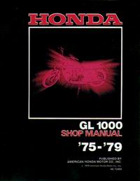 Honda GL 1000 Shop Manual